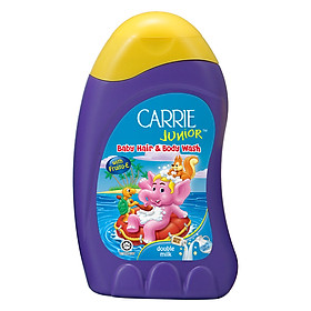 Sữa Tắm Gội Toàn Thân Carrie Junior Tinh Chất Sữa (280g)