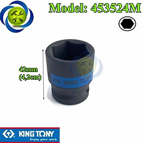 Mua Tuýp đen ngắn Kingtony 453524M 24mm 1/2 6 cạnh