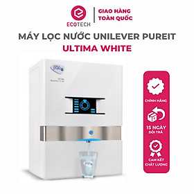 Máy Lọc Nước Pureit Ultima White Lọc Nguyên Khối Tích Hợp Công Nghệ RO + UV + MF - Hàng Chính Hãng