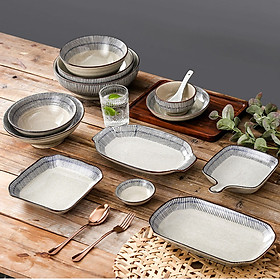 Mua Bộ Bát Đĩa Men Tiêu Cổ GOSU Tráng Men Cao Cấp Phong Cách Cổ Điển