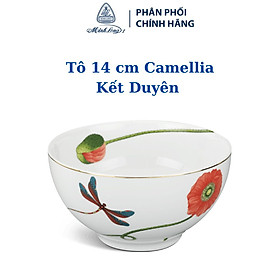 Mua Tô 14 cm - Camellia - Kết Duyên - Gốm sứ cao cấp Minh Long 1