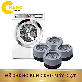 Mua Đế chống rung máy giặt cao su tự nhiên - Chân kệ máy giặt tủ lạnh chống trơn trượt