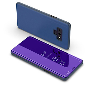 For Samsung Galaxy Note 9 Luxury Mirror View Flip Case Stand Shockproof Cover