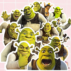 Miếng dán Stickers chủ đề Shrek