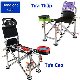 Ghế địa hình câu đài full phụ kiện, ghế câu đài siêu bền