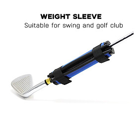 Golf Club Swing Weight Sleeve Golf Accessory Practice Tool Training Aid Red