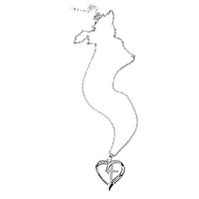 Fashion Charm Heart Cross Pendant Crystal Rhinestone Necklace Jewelry Gift