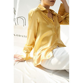 Áo sơmi lụa satin TOP031B