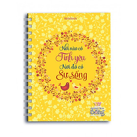 Nơi bán Sổ Lò Xo Notebook Minh Long - Nơi Nào Có Tình Yêu Nơi Đó Có Sự Sống - Giá Từ -1đ