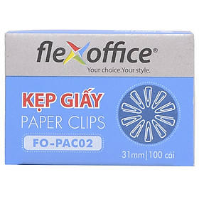 Kẹp giấy Flexoffice FO-PAC02
