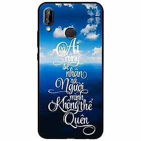 Ốp lưng in cho Huawei Nova 3i Mẫu Không Thể Quên