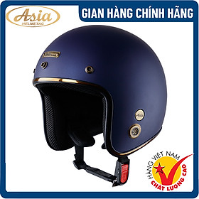 Mũ Bảo Hiểm 3 4 - Asia MT124D - Hàng Chính Hãng, Bảo Hành 1 năm