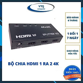 Mua Bộ chia hdmi 1 ra 2 4Kx2K  hup chia cổng HDMI hàng tốt. bảo hành 6 tháng