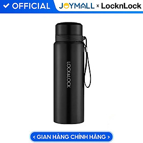 Bình Giữ Nhiệt Vacuum Bottle Lock&Lock màu đen LHC6180-BLK 800ml, Hàng chính hãng, thép không gỉ, độ bền cao - JoyMall