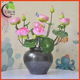 Mua Hoa Giả  Bình Sen Cung Đình Cao Cấp Trang Trí Phòng Khách  Văn Phòng  Cửa Hàng  Lớp Học