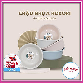 Mua Chậu nhựa rửa mặt cho bé Hokori Việt Nhật 2525 an toàn bền đẹp- Chậu rửa mặt nhựa dễ thương cho phòng tắm - 01473