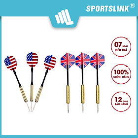 Bộ 6 Cây Phi Tiêu Cờ Anh / Cờ Mỹ Sportslink (Ngẫu nhiên)