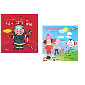 Combo 2 cuốn Cuốn sách lớn rực rỡ về lính cứu hỏa + Bách khoa tri thức đa tương tác - Bốn mùa