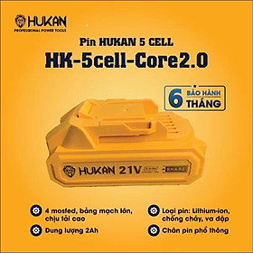 PIN 5CELLS 2.0AH HK-5CELL-CORE2.0 HUKAN - HÀNG CHÍNH HÃNG
