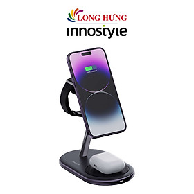 Mua Đế sạc không dây Innostyle MagStation 3-in-1 IMWC311BLK- Hàng chính hãng