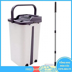 Mua Bộ Chổi Lau Nhà 360 Độ Tự Vắt Thông Minh Hình Chữ Nhật Tặng Kèm 2 Bông Lau - Vận Chuyển Miễn Phí Toàn Quốc - Vận Chuyển Miễn Phí Toàn Quốc