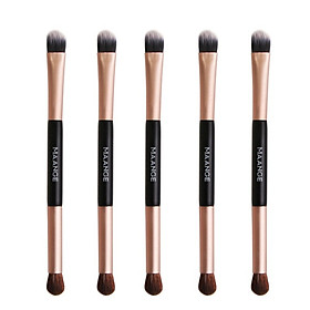 5pcs Makeup Brush Set Double-end Cosmetic Brush Eyeshadow Brush Smudge Brush Makeup Tools
