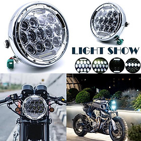 Đèn pha LED 7 inch chuyên dụng cho Harley Jeep Suzuki Yamaha Cafe Racer