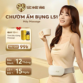 Đai Chườm Nóng, Máy Massage Giảm Đau Bụng Kinh  - Hỗ Trợ Chống Lão Hoá Da Sau Sinh