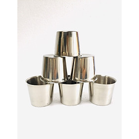 Bộ 5 ly làm đá inox Rainy từ 7cm đến 10cm