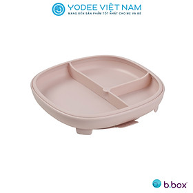 b.box Khay ăn dặm 2 trong 1 cho bé có đế hít chống trơn an toàn và tiện lợi