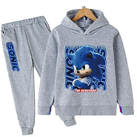 Quần Áo Sát Nách Sonic Bộ 2021 Thu Đông Cho Bé Gái Quần Áo Dài Thun Phù Hợp Với Áo Phù Hợp Với Quần Áo Bé Trai 4-14 năm