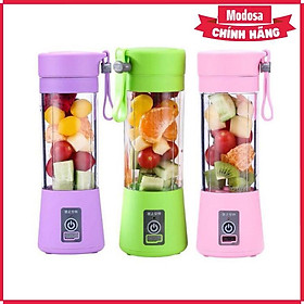Mua Máy Xay Modosa Cầm Tay 380Ml Nhỏ Gọn  Hiện Đại (Màu Ngẫu Nhiên)  Tặng Kèm Bộ 3 Thìa Inox Cao Cấp  - Hàng Chính Hãng