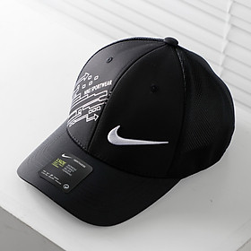 Nón kết, mũ lưỡi trai Ni.ke vải kaki phối lưới form chuẩn thời trang cao cấp