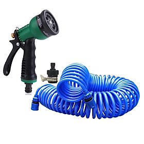 Bộ vòi phun nước tưới cây 206791, rửa xe đa năng dài 10. 15 mét (dây màu ngẫu nhiên)