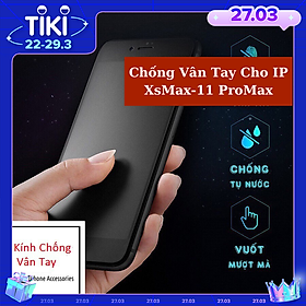 Mua Cường lực dành cho Iphone Xsmax nhám chống vân tay - Hàng Chính Hãng