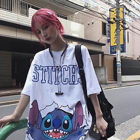 Áo thun Stitch Unisex - Oversize STITCHS form rộng tay lỡ