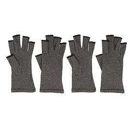 2 Pairs Unisex Cotton Compression Gloves Hand Arthritis Joint Gloves
