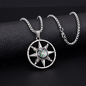 Dây chuyền vòng cổ la bàn thời gian cá tính