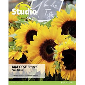 Sách - Studio AQA GCSE French Foundation Student Book by Clive Bell (UK edition, paperback)
