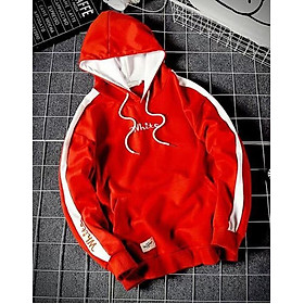 Áo hoodie nam thêu chữ cá tính dáng body Hot thu đông