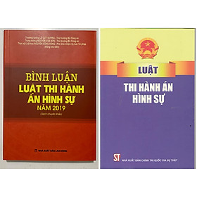 Combo: Bình Luận Luật Thi Hành Án Hình Sư năm 2019 và Luật thi hành án hình sự 