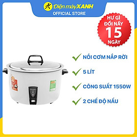 Mua Nồi cơm nắp rời Sharp 5 lít KSH-D55V - Hàng chính hãng