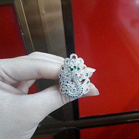 Nhẫn công đinh đá cao cấpYN JEWELRY