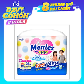 Tã Quần Merries - Size XXL - 26 Miếng Cho Bé 15 - 28kg