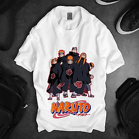 Áo thun Nam Nữ Không cổ NARUTO Pain MSOP-01 mẫu mới cực đẹp, có size bé cho trẻ em / áo thun Anime Manga Unisex Nam Nữ, áo phông thiết kế cổ tròn basic cộc tay thoáng mát