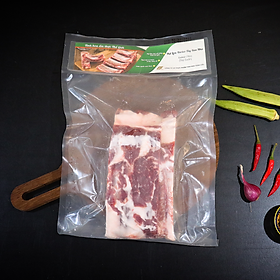Thịt sườn heo đen Iberico (khay 500g)