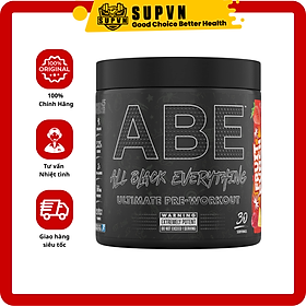 Pre-Workout Abe (30 Lần Dùng) Hỗ Trợ Tăng Sức Mạnh Tăng Năng Lượng Trong Quá Trình Tăng Cơ Giảm Mỡ APPLIED NUTRITION