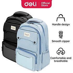 Balo Đi Học Hàn Quốc Ulzzang Thời Trang Nam Nữ Youbaili Deli - Phù Hợp Cho Học Sinh Cấp 2 Cấp 3 Tiểu Học Trung Học Sinh Viên Chống Nước Đựng Được Laptop Đi Chơi Du Lịch Dễ Thương Cute Nhiều Màu Cá Tính Unisex Nam Nữ