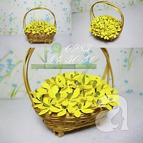 Mua Giỏ mây tre cắm hoa MTGH14 - đan bằng cật tre