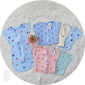 Nhộng chũn hè vải cotton cho bé ngủ ngon, Ủ kén nhộng cho bé sơ sinh